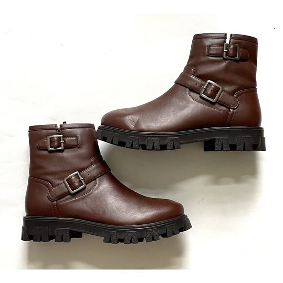 Bp. Chelsea Buckle Boot Brown Size 8.5 NEW - Picture 5 of 9